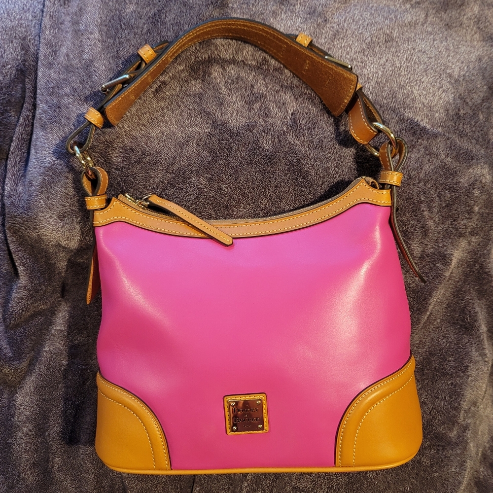 Dooney & Bourke Wexford Leather Hobo Magenta